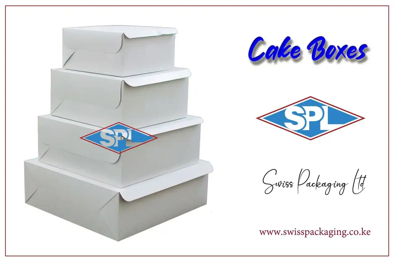 Cake Boxes, bakery packaging, Swiss Packaging Ltd, pastry boxes, cake packaging, disposable boxes, food packaging.